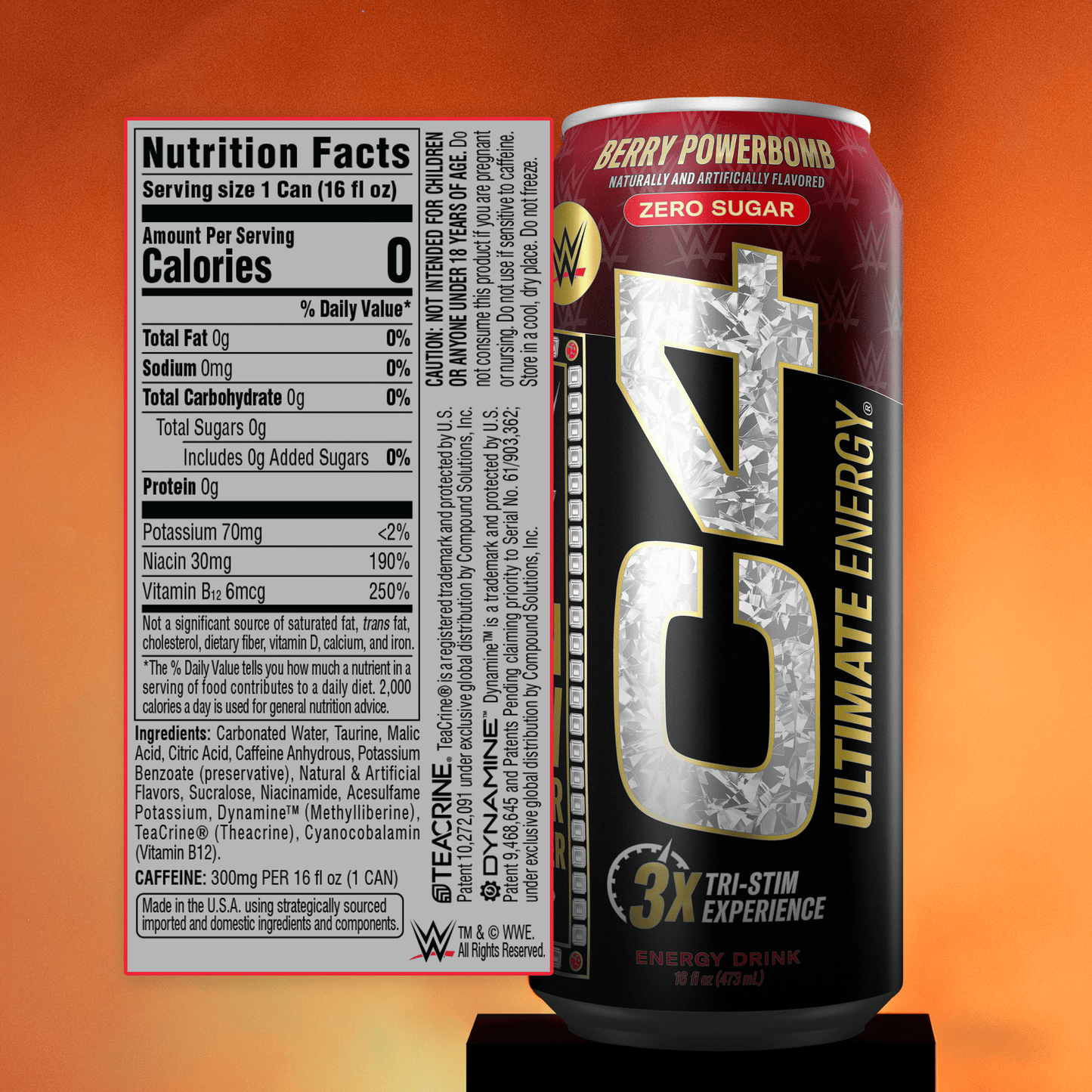 C4 Ultimate Energy® X WWE® Energy Drink